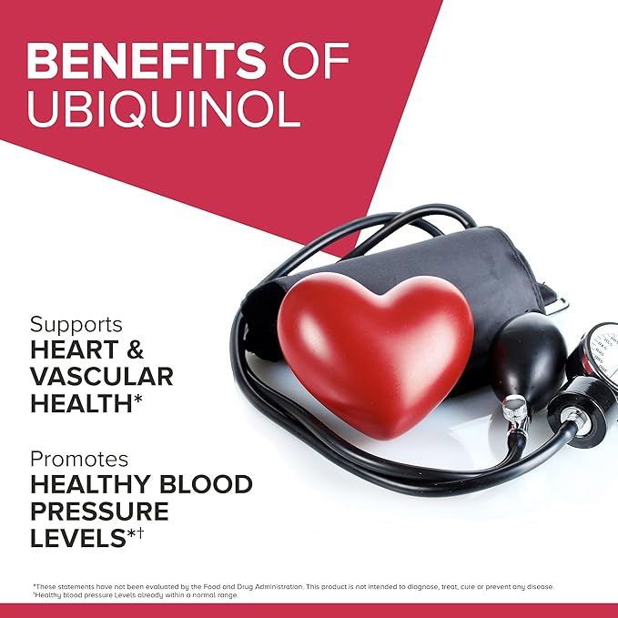 Qunol Mega Ubiquinol 100mg CoQ10, Superior Q10, Antioxidant 100 Count