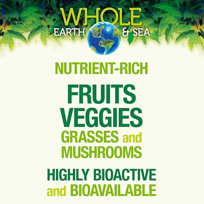 Whole Earth & Sea from Natural Factors, Organic Fermented Protein & Greens, Vegan Whole Food Supplement, Tropical, 1lb 7.3 Oz