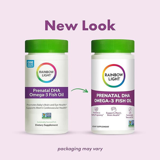 Rainbow Light Prenatal Vitamin, Omega-3 Fatty 60 Softgels