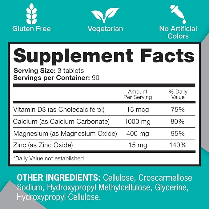 Qunol Calcium 3 in 1 Tablets 270 Count