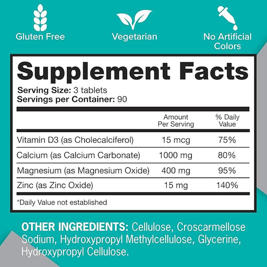 Qunol Calcium 3 in 1 Tablets 270 Count