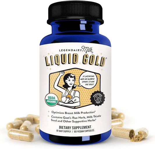 Legendairy Milk Liquid Gold Lactation Supplement, 60 Vegan
