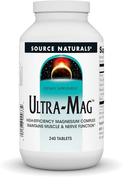 Source Naturals Ultra-Mag High-Efficiency Magnesium Complex 240 Tablets