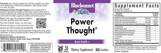 BlueBonnet Power Thought Supplement, 30 Count