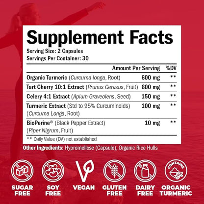 Turmeric Curcumin & Tart Cherry Extract 2 Pack