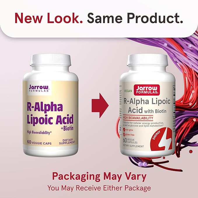 Jarrow Formulas R-Alpha Lipoic Acid 100 60 Veggie 60 Day