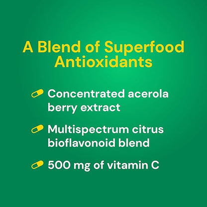 Country Life Acerola 500mg Chewable Vitamin 90 Wafers