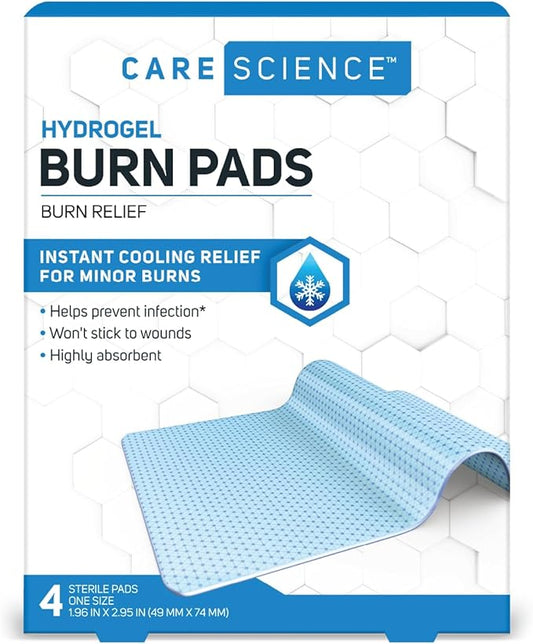 Care Science Hydrogel Sterile Burn Dressing 4 ct