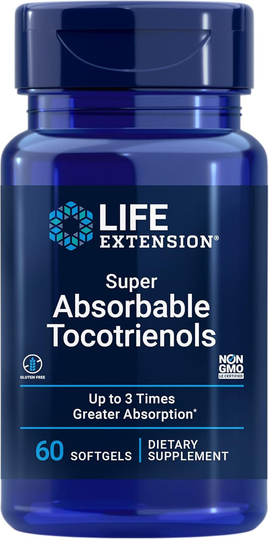 Life Extension Super Absorbable Tocotrienols – 60 Softgels