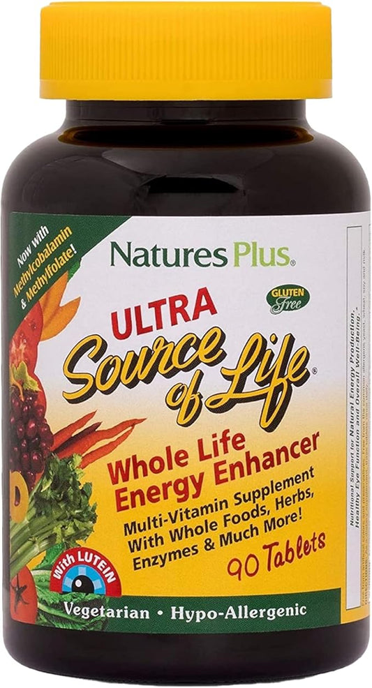 Natures Plus Ultra Source of Life Multivitamin 90 Tablets D3 - 30 Servings