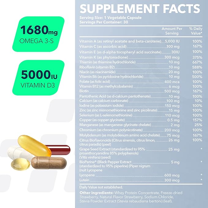 NF Sports WodPak Complete Daily Multivitamin D3, Zinc, 3, 30 30 Servings 1)