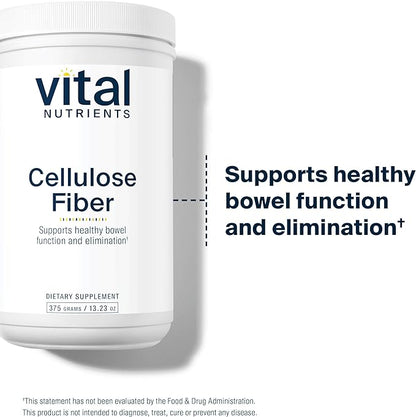 Vital Nutrients Cellulose Fiber 375g Cellulose 60 Capsules