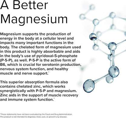 Terry Naturally BioActive Magnesium Complex 120 Capsules B6 & 120 Servings