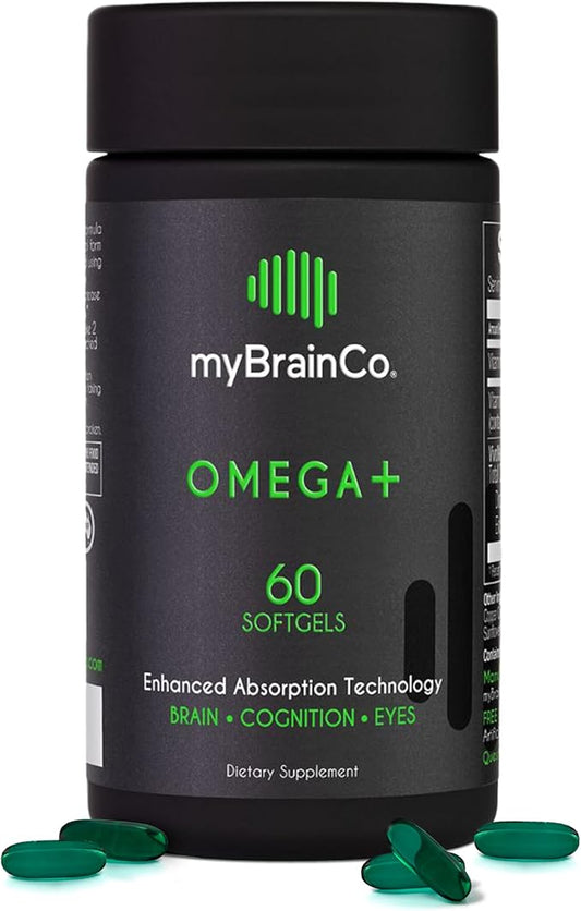 Omega+ - Omega 3 Fish Oil D3 & (60 Softgels)