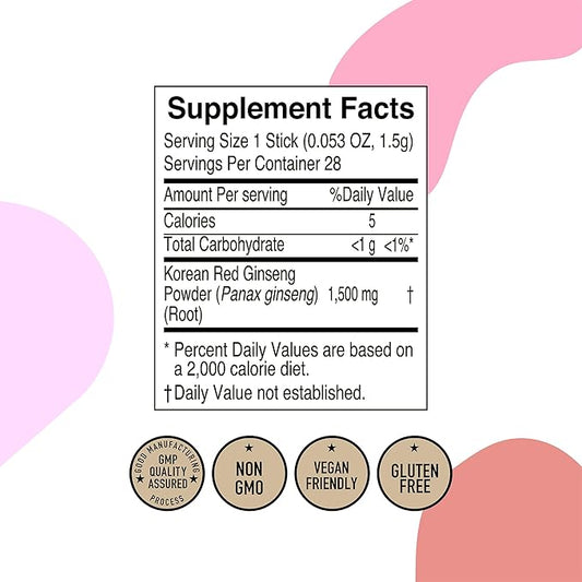 JungKwanJang Pure 100 Korean Red Ginseng 28 Count