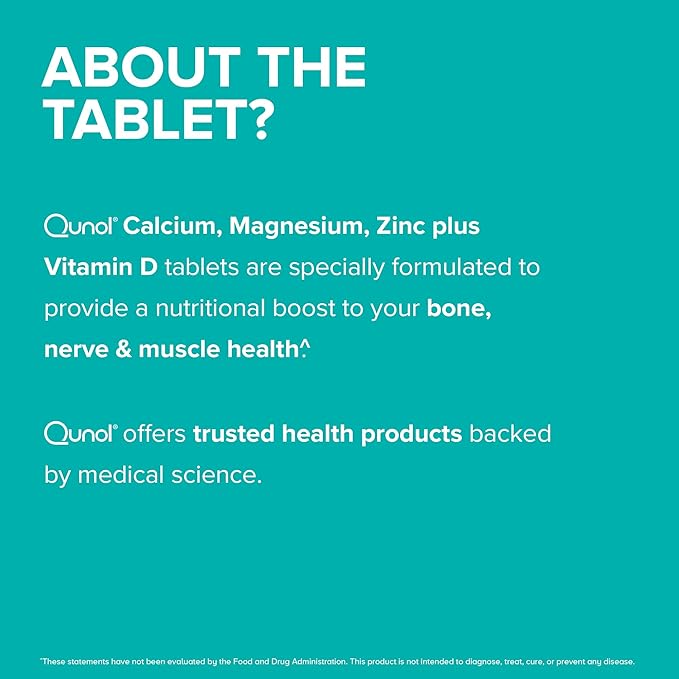 Qunol Calcium 3 in 1 Tablets 270 Count