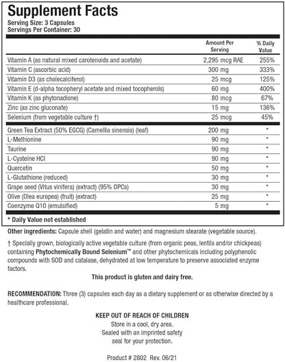 Biotics Research BioProtect Plus Protects Body CoQ10, Taurine, 90 Caps