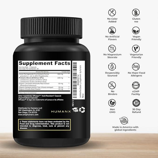 Lactobacillus Gasseri & Reuteri+ 20 Billion