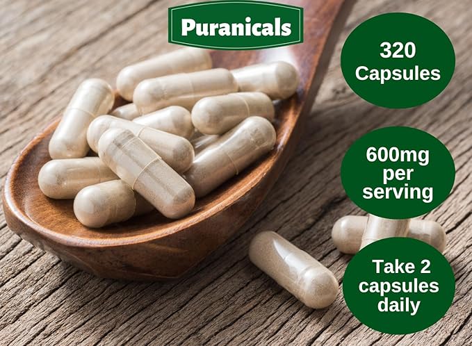 Holy Basil Premium 320 Capsules Non 600 mg 100% Pure