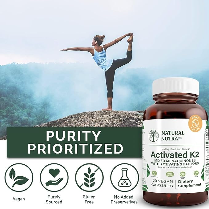 Natural Nutra Full Spectrum Vitamin K2 75 mcg, 60 Capsules 3)