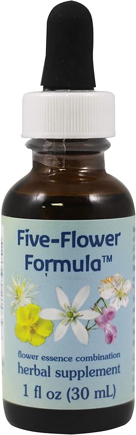 Flower Essence Services, Five-Flower Formula Dropper 1 oz