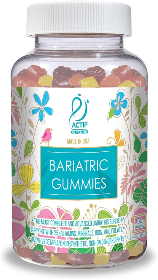 ACTIF Organic Bariatric Gummies with 25+ 90 Count