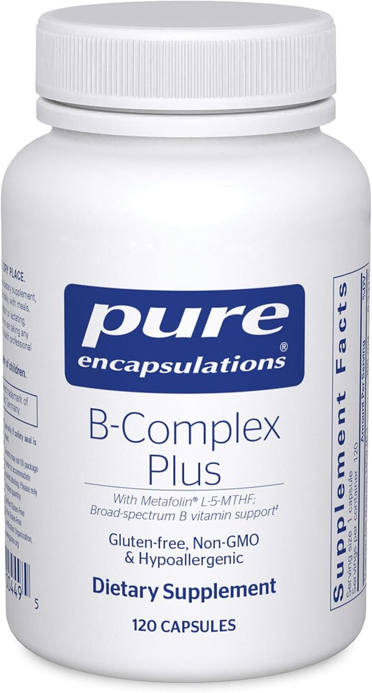 Pure Encapsulations B-Complex Plus B12 & 120 Capsules