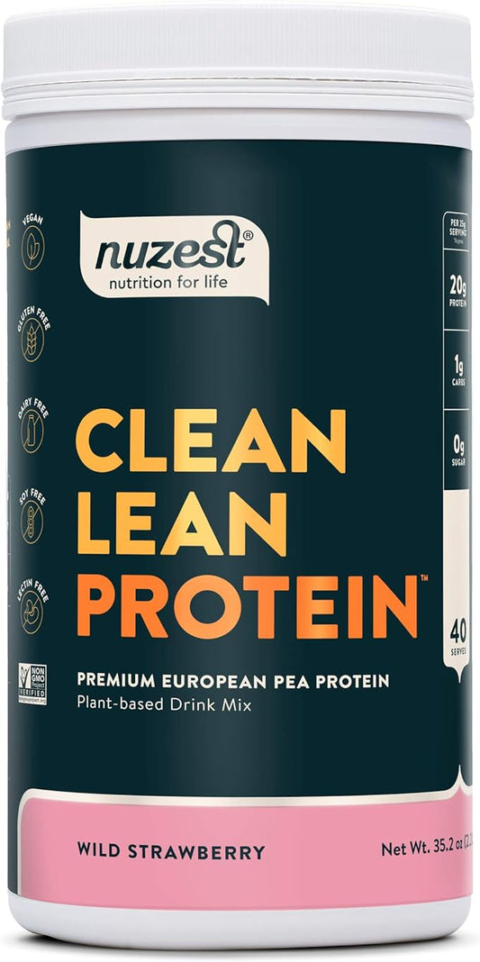 Nuzest - Pea Protein Powder - 40 Servings, 2.2 lb