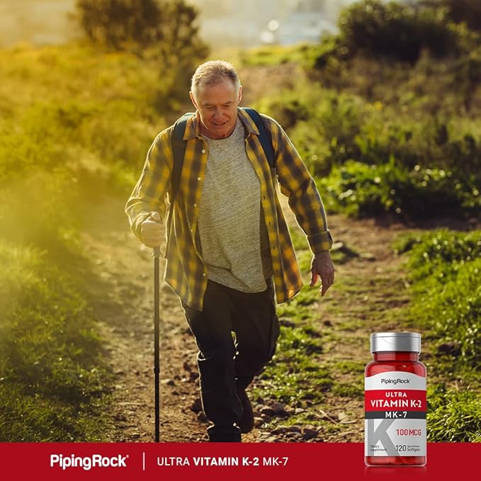 Piping Rock Vitamin K2 MK-7 100 mcg 120 Softgels