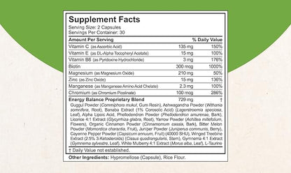 NuBest Blood Sugar - Advanced Formula with Bitter Melon, Ashwagandha, Cinnamon, Chromium, Magnesium, Vitamins, Alpha Lipoic Acid, Cayenne Pepper & More - Pack 1