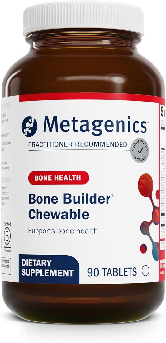 Metagenics Bone Builder Chewable – Enhanced Bone Support with Vitamin D & Magnesium* | 30 servings, 90 Count (Pack of 1)