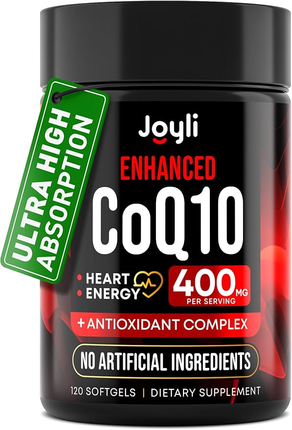 CoQ10 400mg Softgels Q10, 400mg 400mg Softgels 10 Supplement CoQ10 400 400 mg