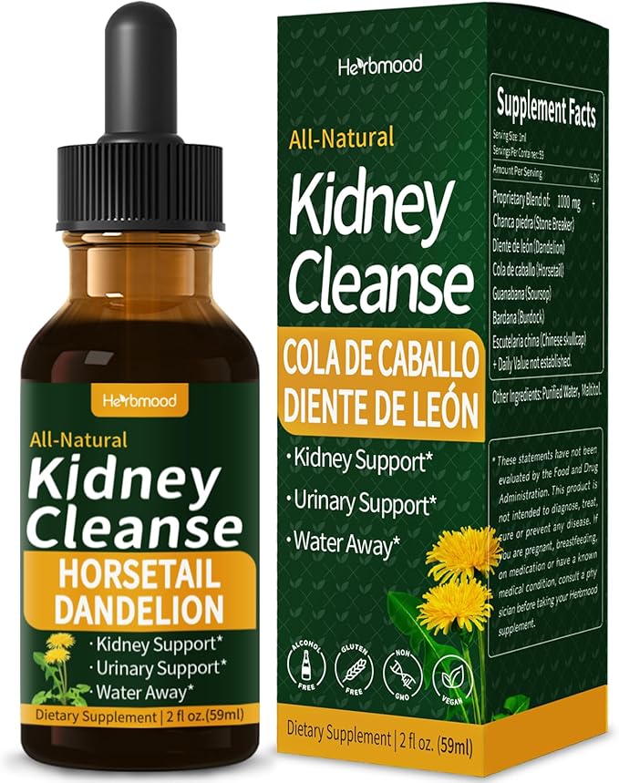 Kidney Cleanse Drops, Gotas de Chanca 2oz