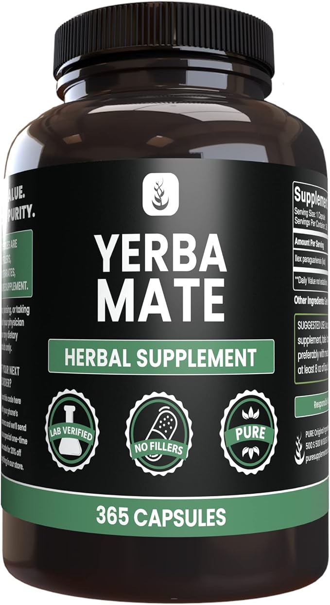PURE ORIGINAL INGREDIENTS Yerba Mate (365