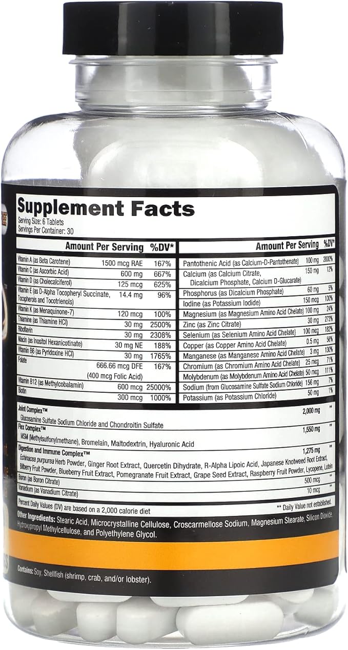 CONTROLLED LABS Orange Triad Daily Multivitamin, 30 serv
