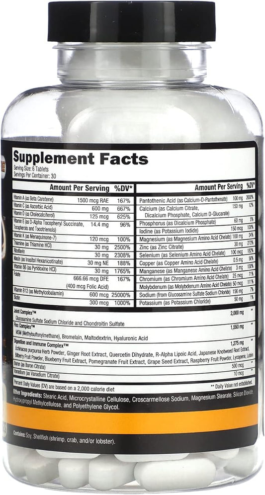 CONTROLLED LABS Orange Triad Daily Multivitamin, 30 serv