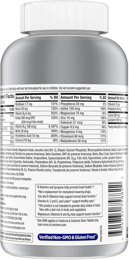 Centrum Silver Men 50+ Multivitamin, 275