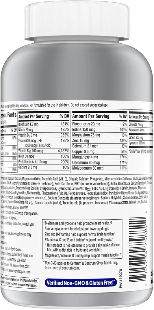 Centrum Silver Men 50+ Multivitamin, 275