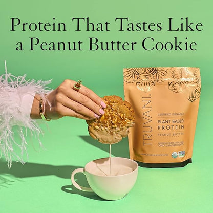 Truvani Vegan Pea Protein Powder 20g Organic 10 Servings