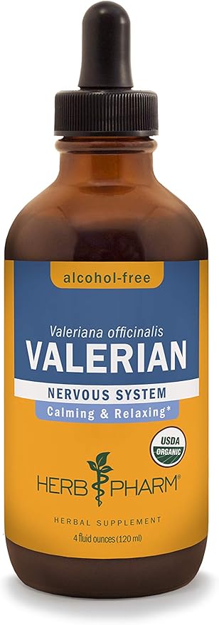 Herb Pharm Certified Organic Valerian Root 4 Ounce