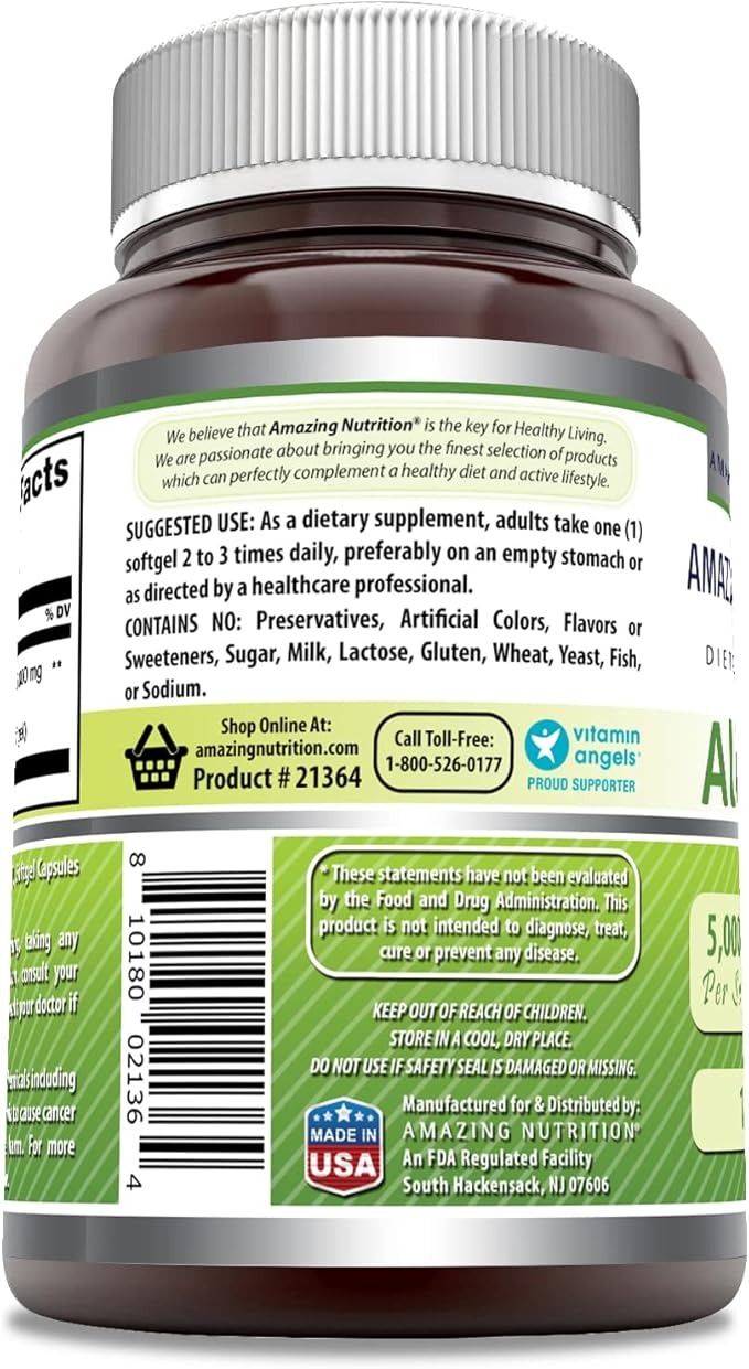 Amazing Formulas Aloe Vera 5000mg 120