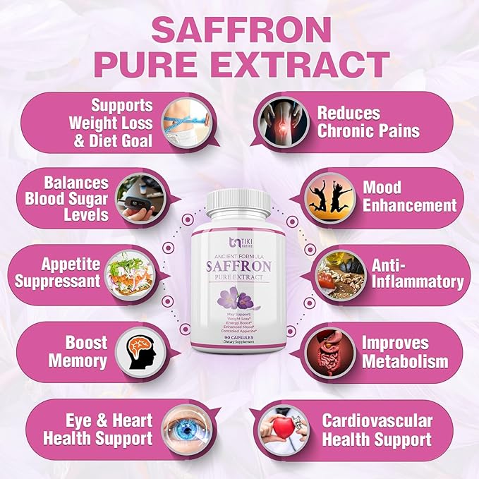 Saffron Extract Supplement 100mg