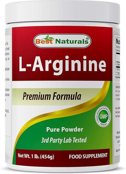 Best Naturals L-Arginine Powder 1 Pound