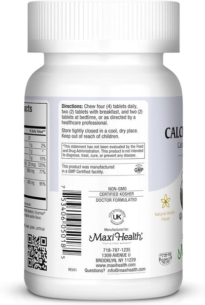 Maxi Health Chewable Calcium Complex 180 Chewies