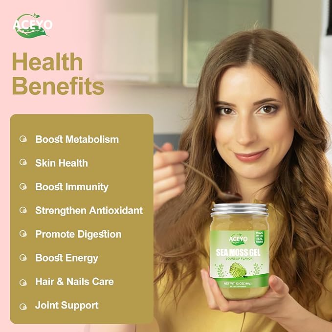 (12 OZ) Irish Sea Moss Gel 102 Vitamins