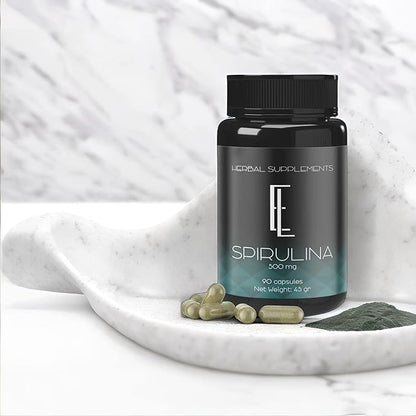 Spirulina Capsules - 90 x 500