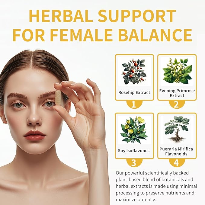 4 in 1 Menopause Supplements 60 Capsules (4in1(60cap/1pack))