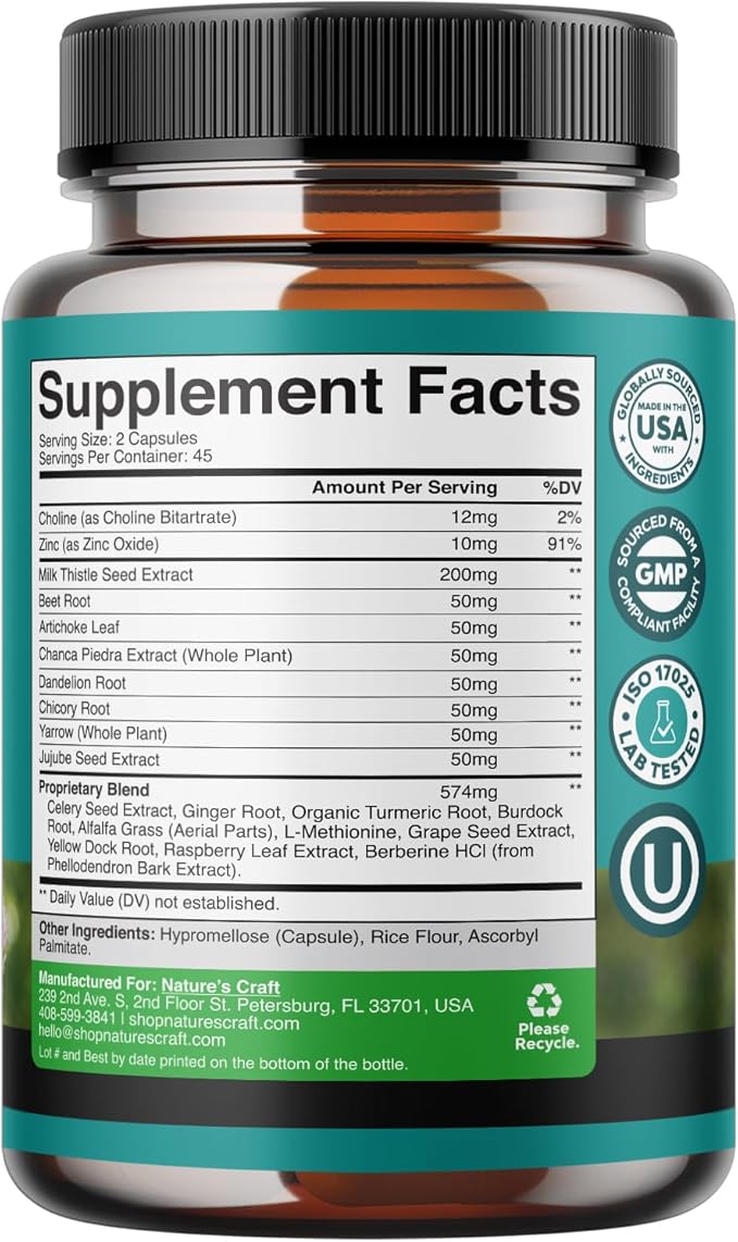 Liver Cleanse and Detox & Repair Formula 90 Count