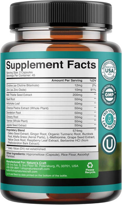 Liver Cleanse and Detox & Repair Formula 90 Count