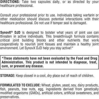 XYMOGEN SynovX DJD (120 Capsules)